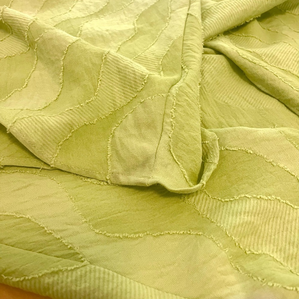 2/$30 Topshop Jacquard Twist Maxi Skirt in Pistachio Green sz 8 - Picture 7 of 8